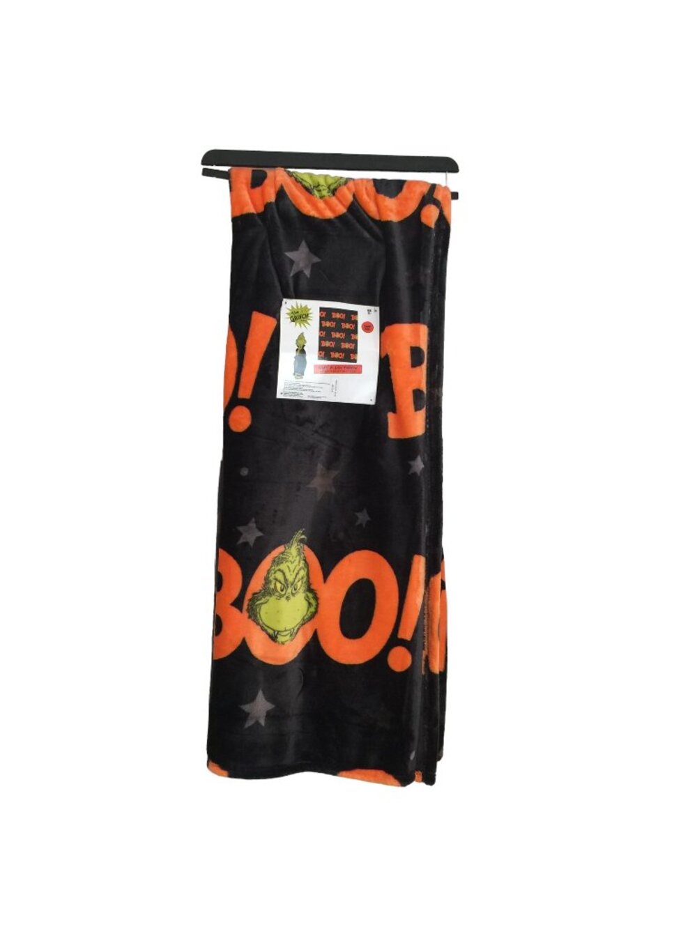 The GRINCH Halloween Vampire Grinch BOO! Soft Plush Blanket Throw 50" x 70"